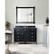 James Martin Vanities Brittany 48in Single Vanity, Black Onyx w/ 3 CM Charcoal Soapstone Quartz Top 650-V48-BKO-3CSP - alternate 3